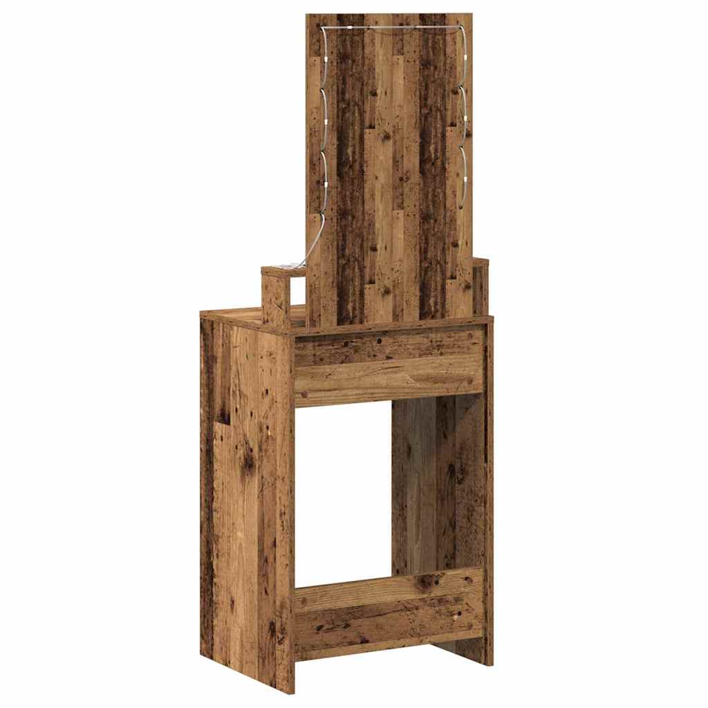 vidaXL Toaletka Brązowy 50 x 41 x 140 cm Materiał drewnopochodny