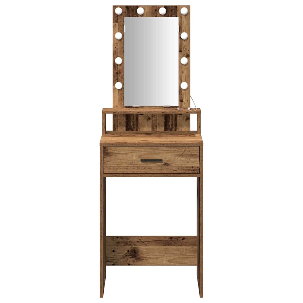 vidaXL Toaletka Brązowy 50 x 41 x 140 cm Materiał drewnopochodny