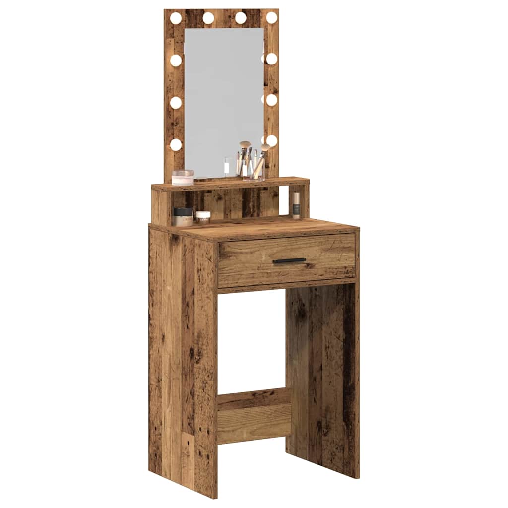 vidaXL Toaletka Brązowy 50 x 41 x 140 cm Materiał drewnopochodny