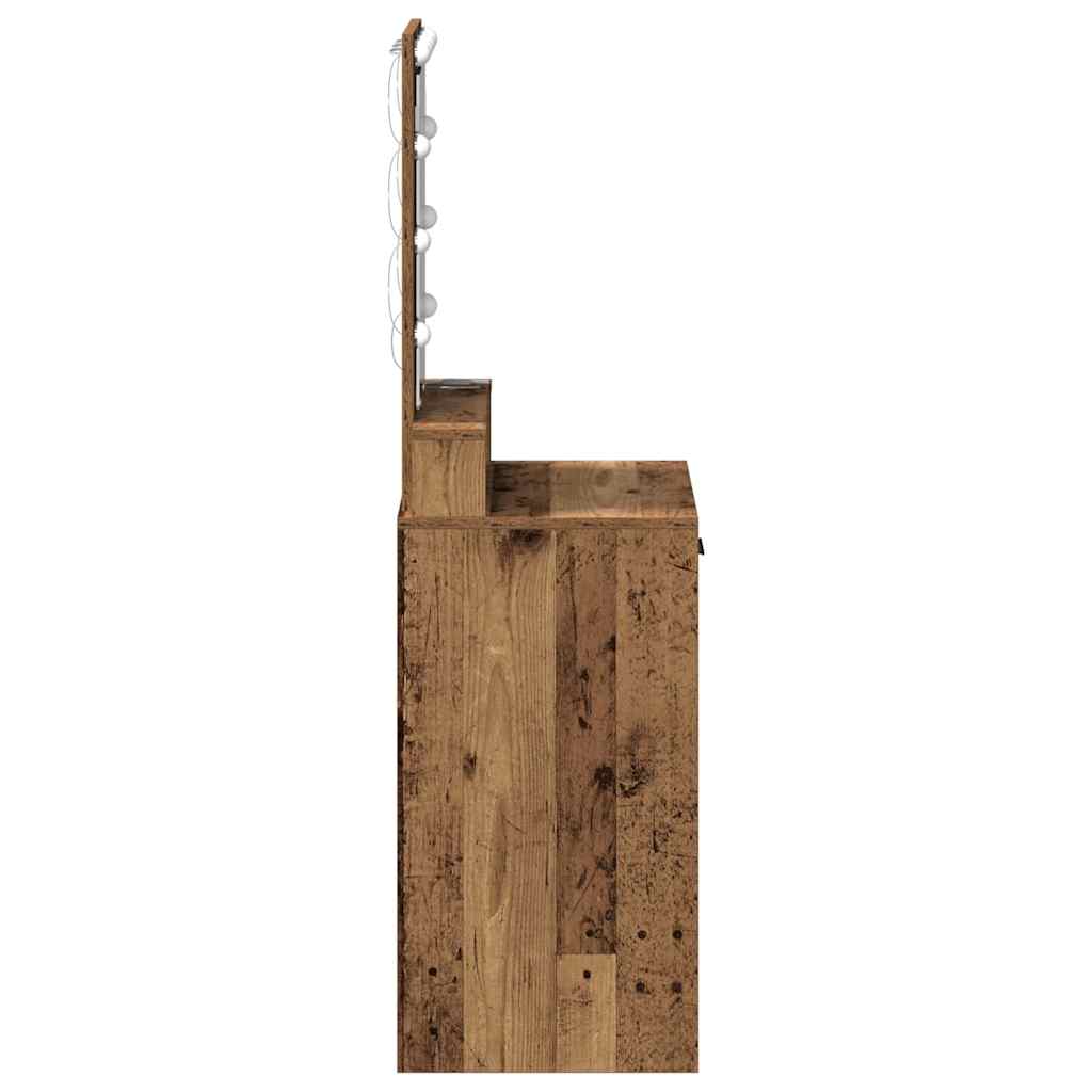 vidaXL Toaletka Brązowy 50 x 41 x 140 cm Materiał drewnopochodny