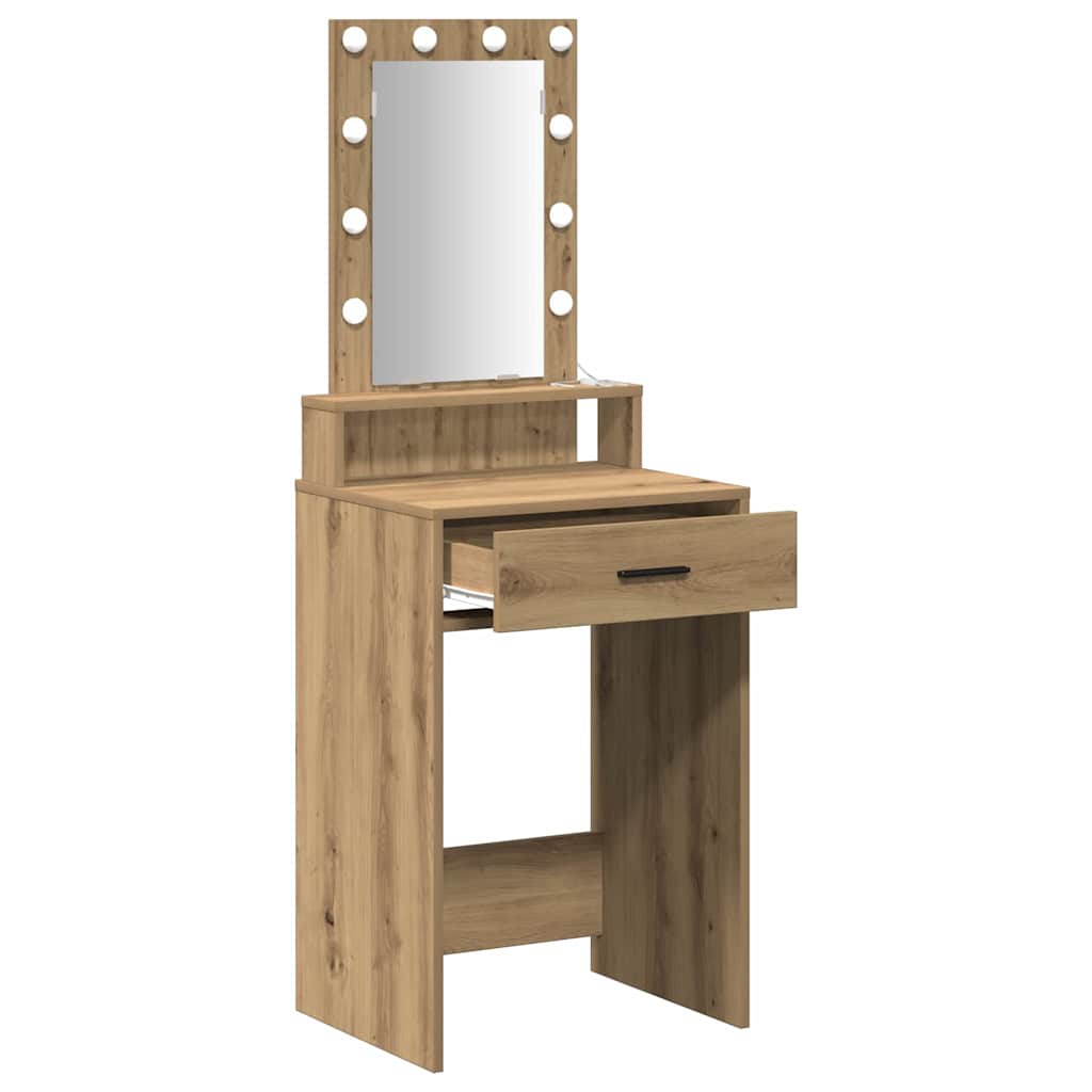 vidaXL Toaletka Brązowy 50 x 41 x 140 cm Materiał drewnopochodny