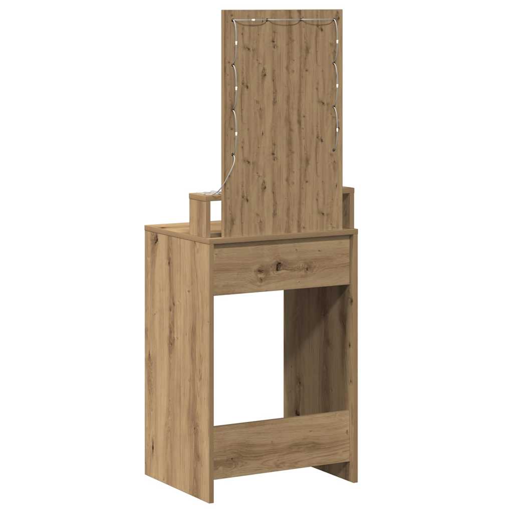 vidaXL Toaletka Brązowy 50 x 41 x 140 cm Materiał drewnopochodny