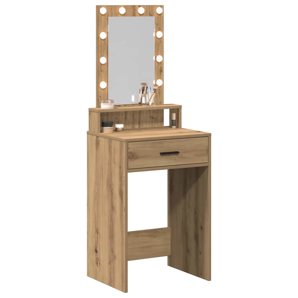 vidaXL Toaletka Brązowy 50 x 41 x 140 cm Materiał drewnopochodny