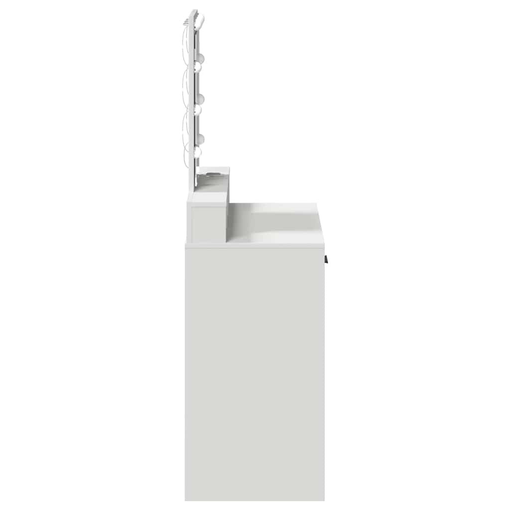 vidaXL Toaletka Biały 79 x 41 x 140 cm Materiał drewnopochodny