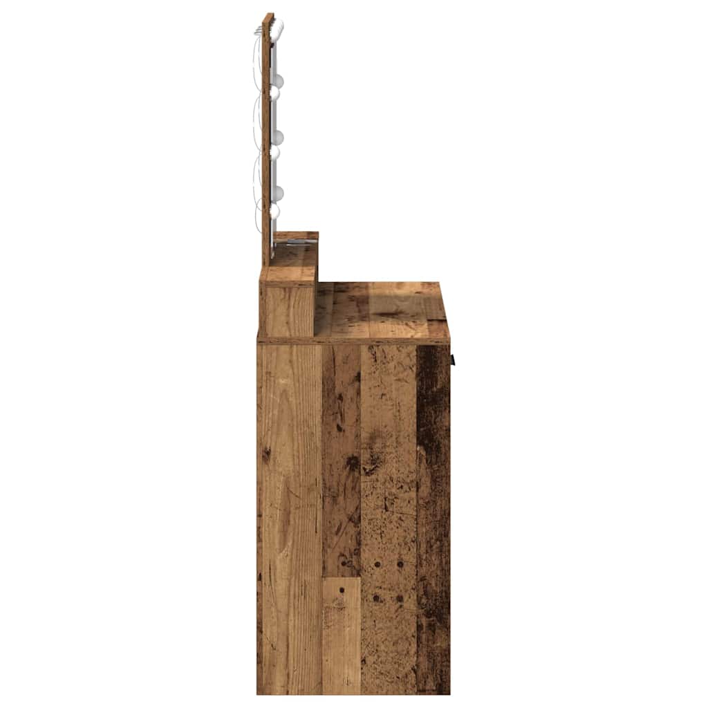 vidaXL Toaletka Brązowy 79 x 41 x 140 cm Materiał drewnopochodny