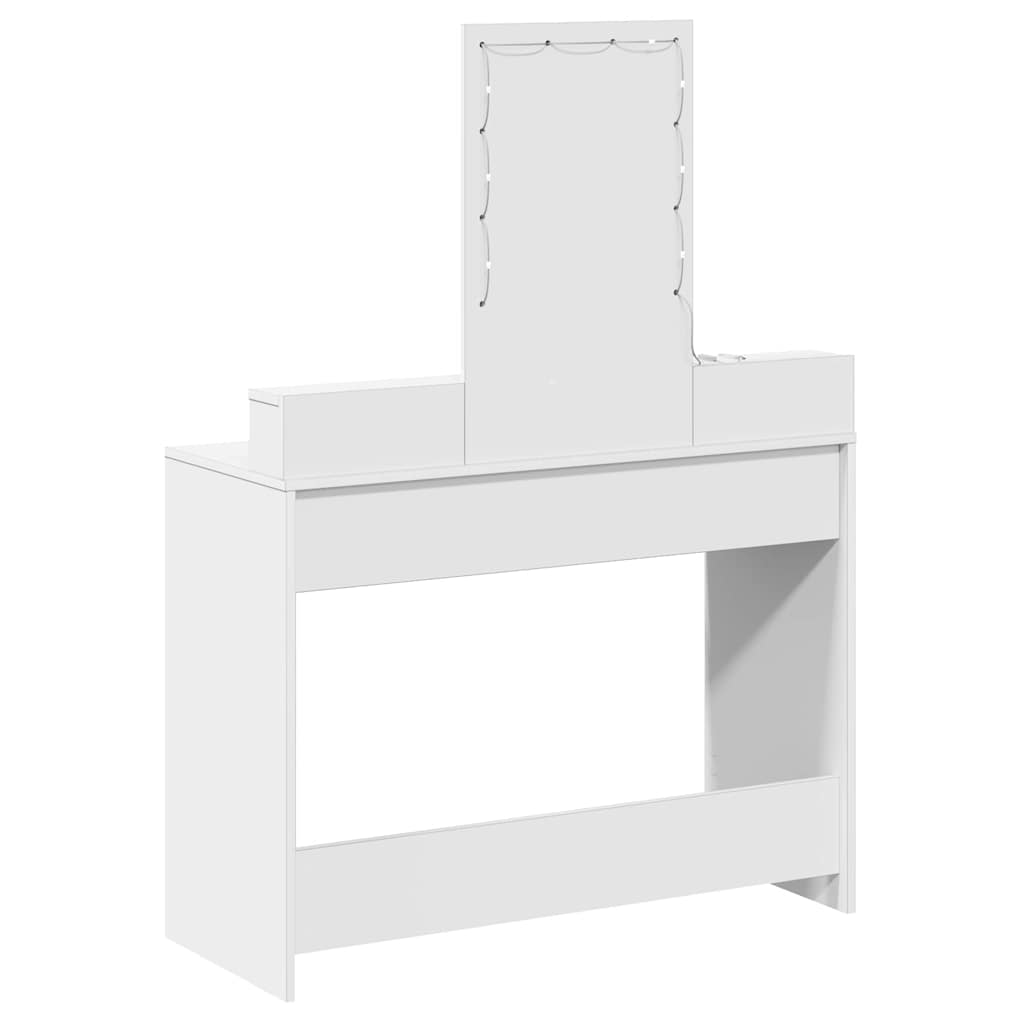 vidaXL Toaletka Biały 100 x 41 x 140 cm Materiał drewnopochodny