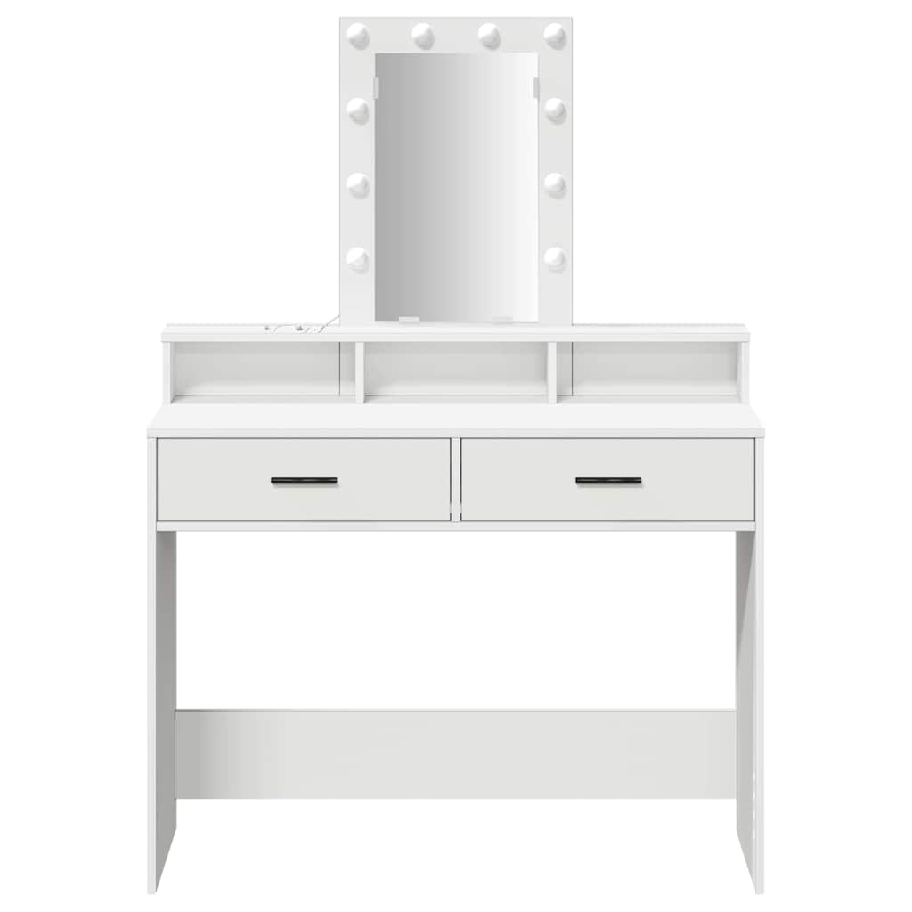 vidaXL Toaletka Biały 100 x 41 x 140 cm Materiał drewnopochodny