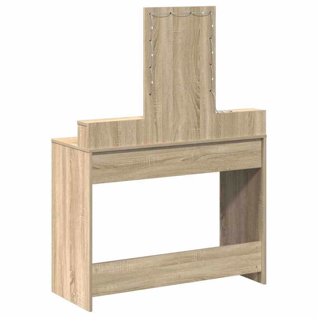 vidaXL Toaletka Brązowy 100 x 41 x 140 cm Materiał drewnopochodny