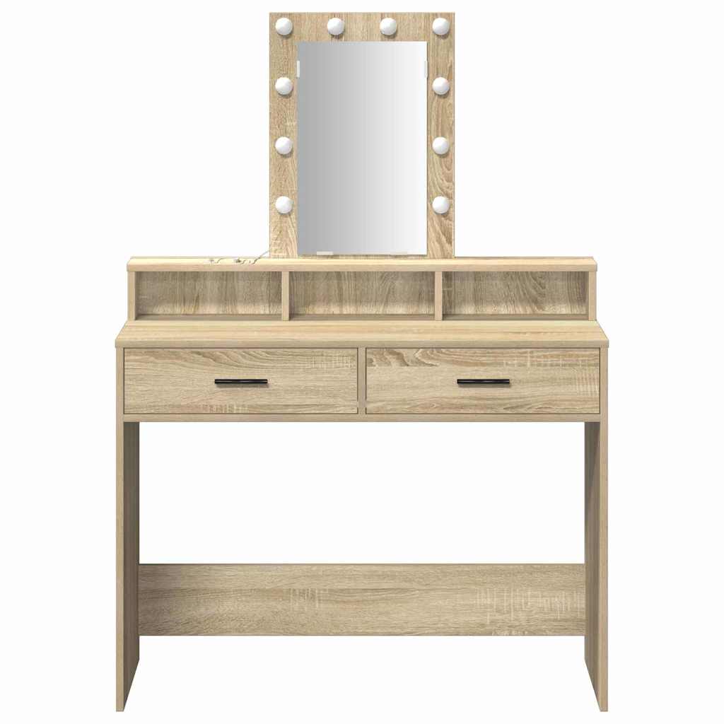 vidaXL Toaletka Brązowy 100 x 41 x 140 cm Materiał drewnopochodny