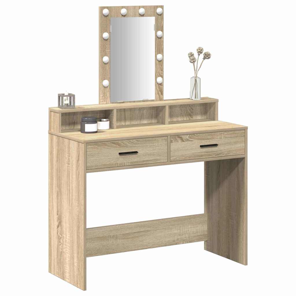 vidaXL Toaletka Brązowy 100 x 41 x 140 cm Materiał drewnopochodny