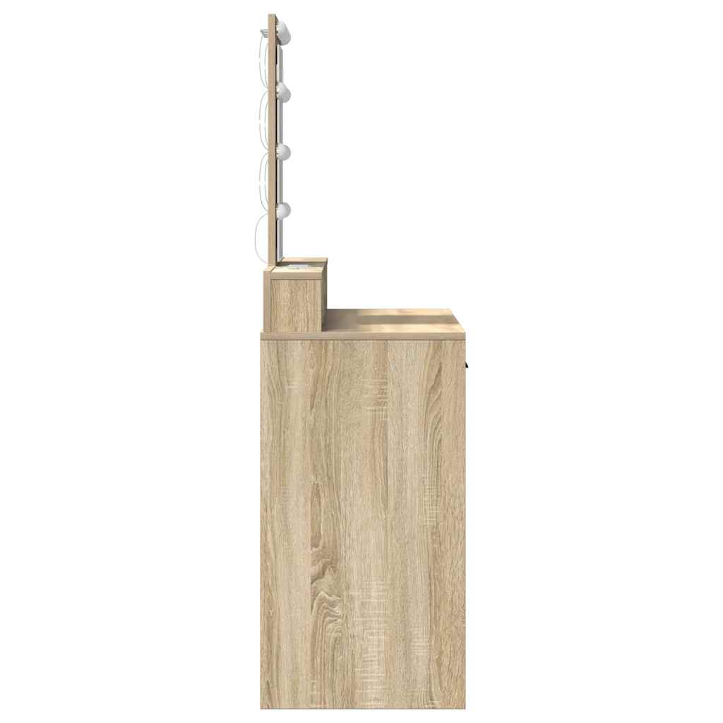 vidaXL Toaletka Brązowy 100 x 41 x 140 cm Materiał drewnopochodny