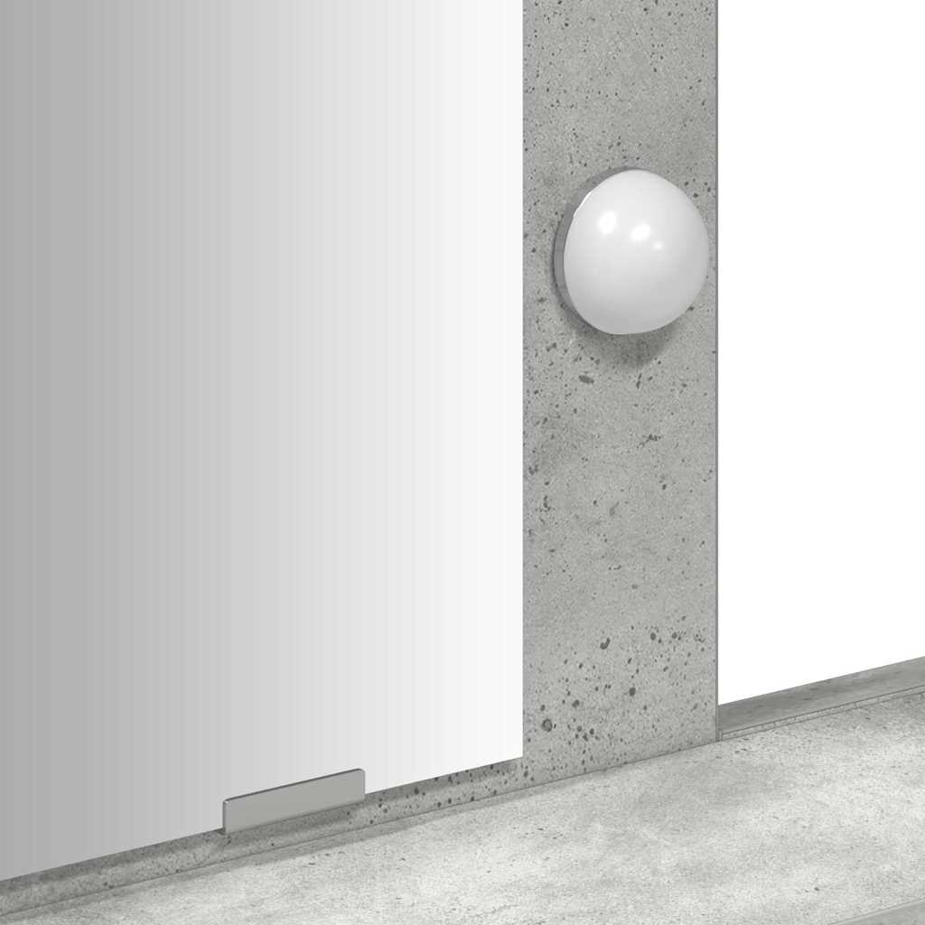 vidaXL Toaletka Szary 100 x 41 x 140 cm Materiał drewnopochodny