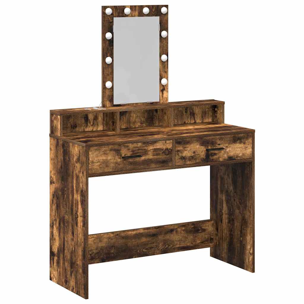 vidaXL Toaletka Brązowy 100 x 41 x 140 cm Materiał drewnopochodny