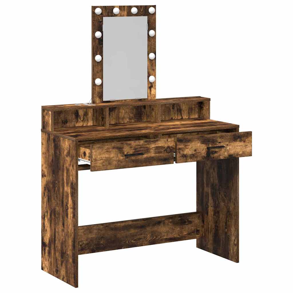 vidaXL Toaletka Brązowy 100 x 41 x 140 cm Materiał drewnopochodny