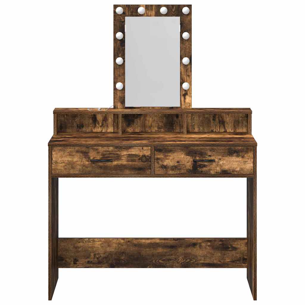 vidaXL Toaletka Brązowy 100 x 41 x 140 cm Materiał drewnopochodny