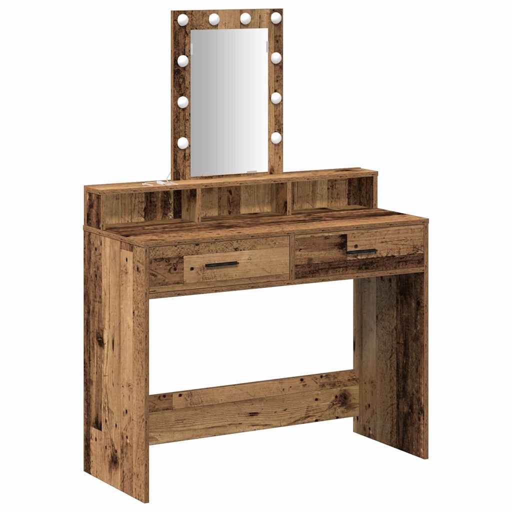 vidaXL Toaletka Brązowy 100 x 41 x 140 cm Materiał drewnopochodny