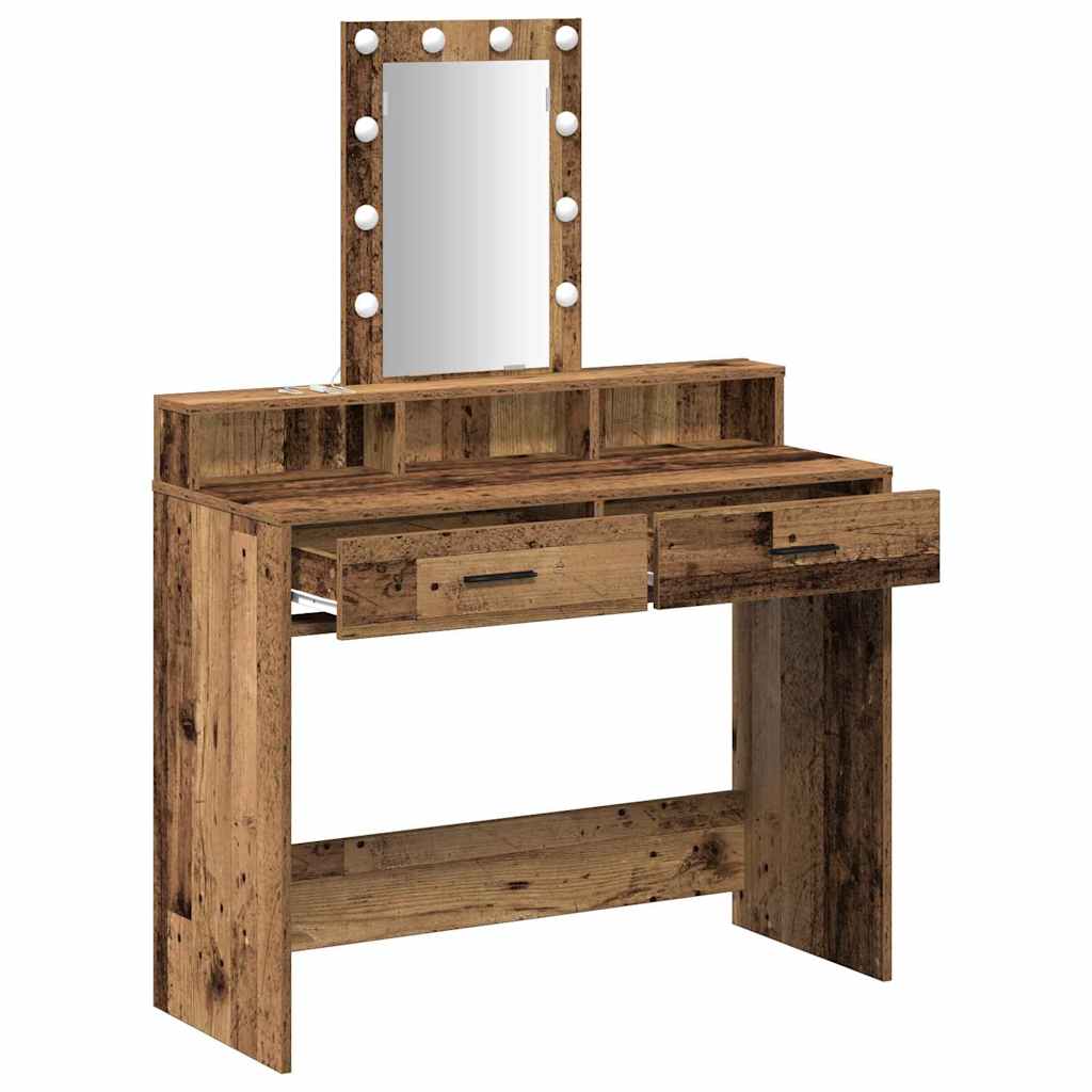 vidaXL Toaletka Brązowy 100 x 41 x 140 cm Materiał drewnopochodny