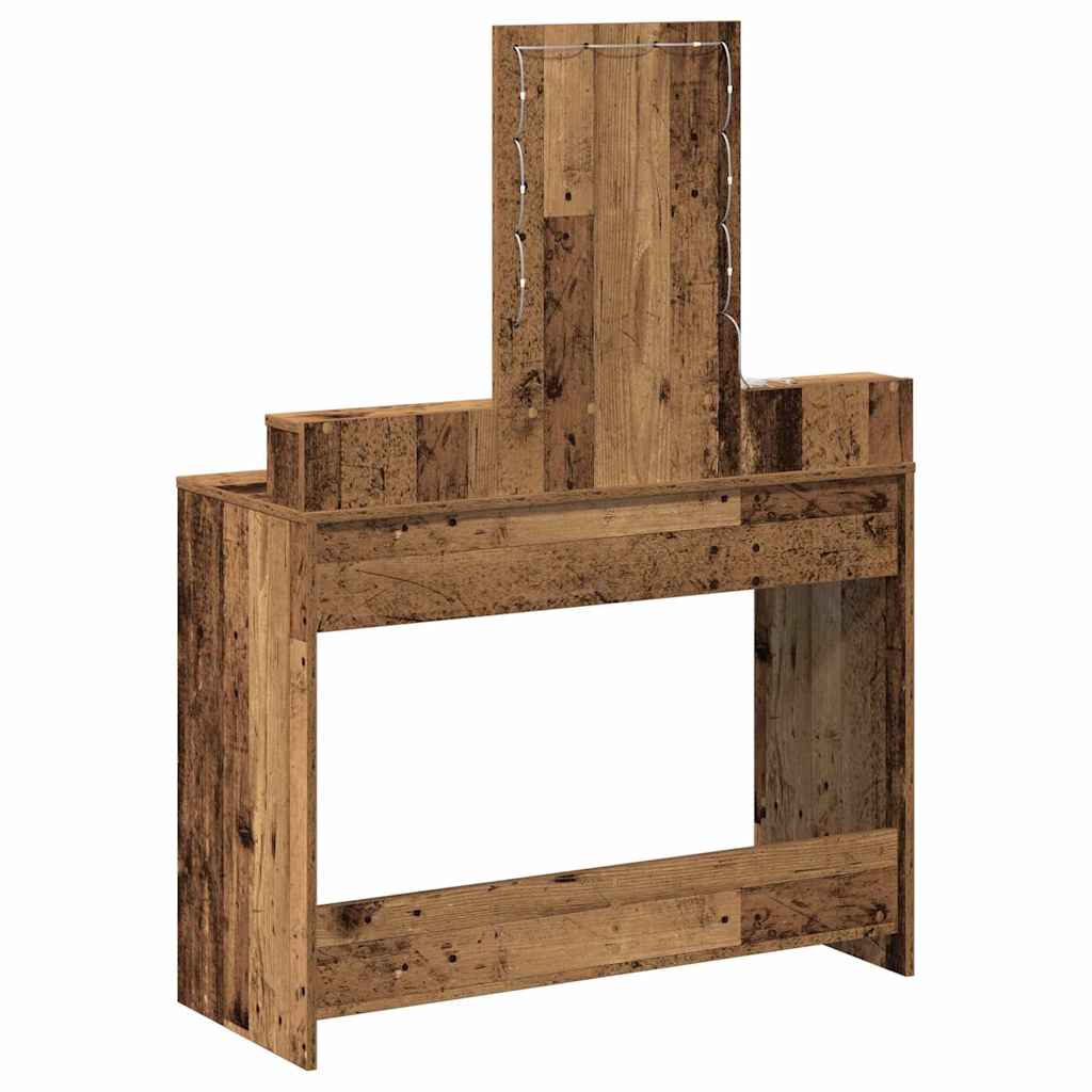 vidaXL Toaletka Brązowy 100 x 41 x 140 cm Materiał drewnopochodny