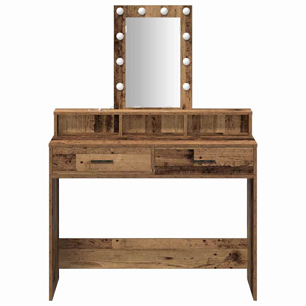 vidaXL Toaletka Brązowy 100 x 41 x 140 cm Materiał drewnopochodny
