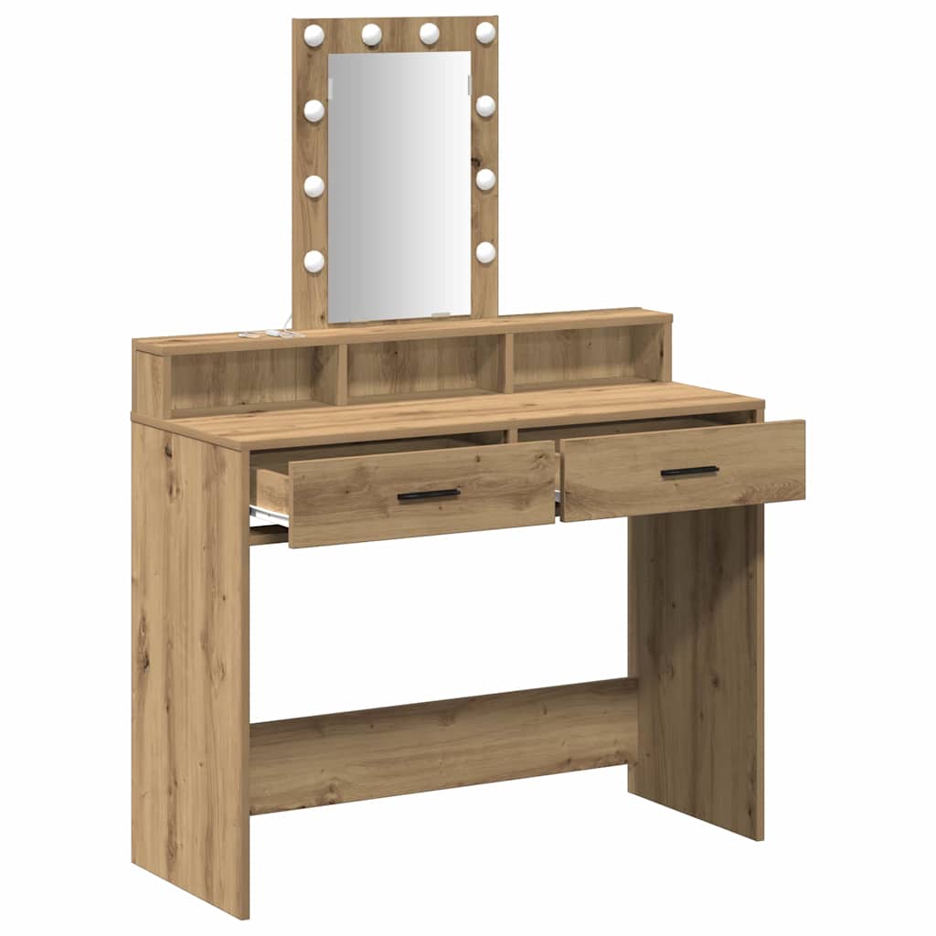 vidaXL Toaletka Brązowy 100 x 41 x 140 cm Materiał drewnopochodny