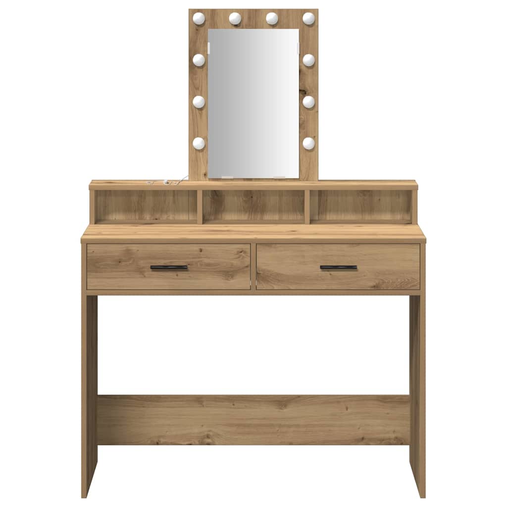 vidaXL Toaletka Brązowy 100 x 41 x 140 cm Materiał drewnopochodny