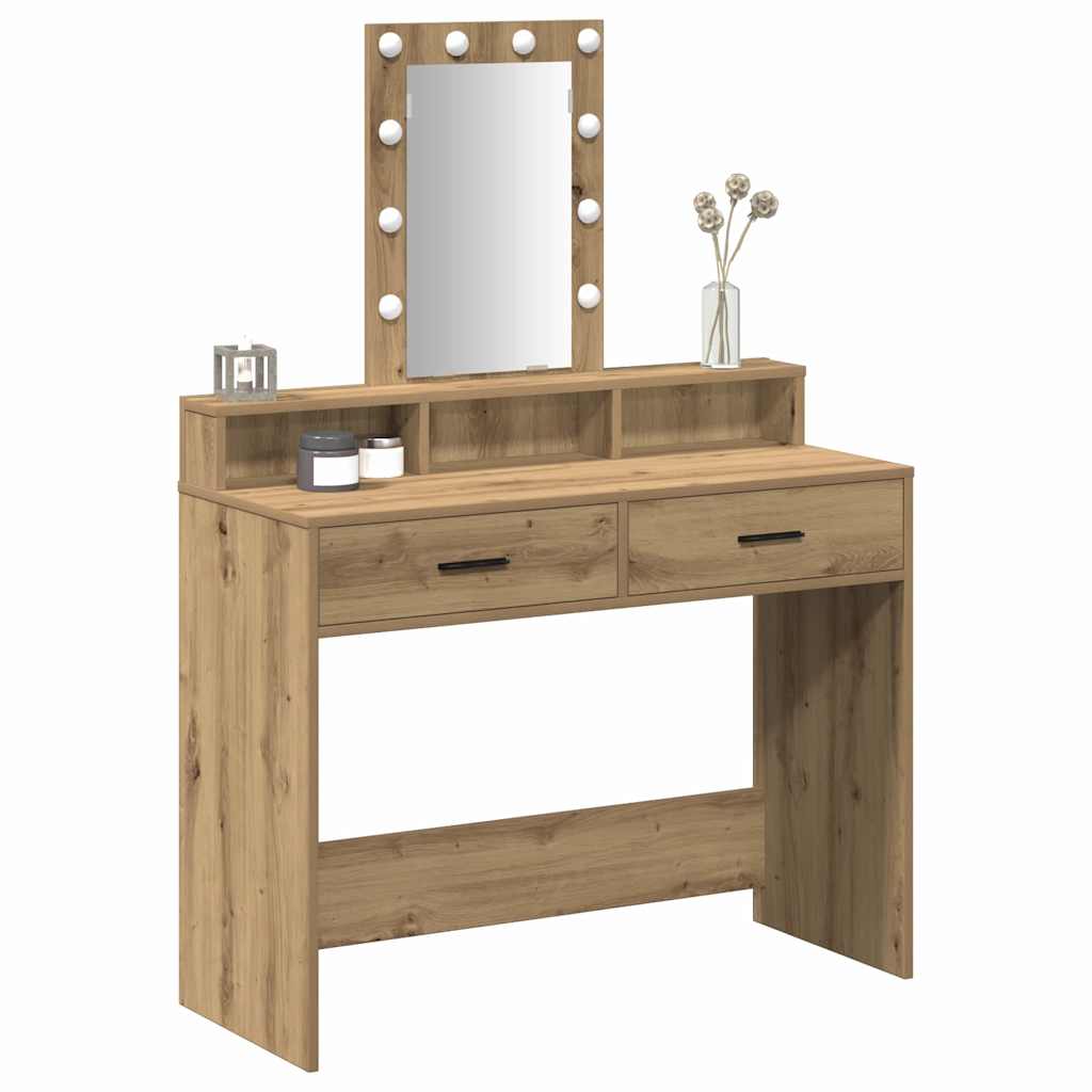 vidaXL Toaletka Brązowy 100 x 41 x 140 cm Materiał drewnopochodny