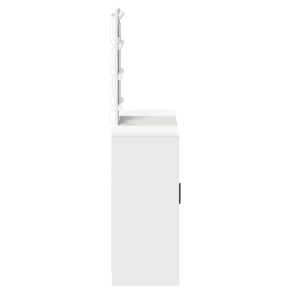vidaXL Toaletka Biały 102 x 33 x 135 cm Materiał drewnopochodny