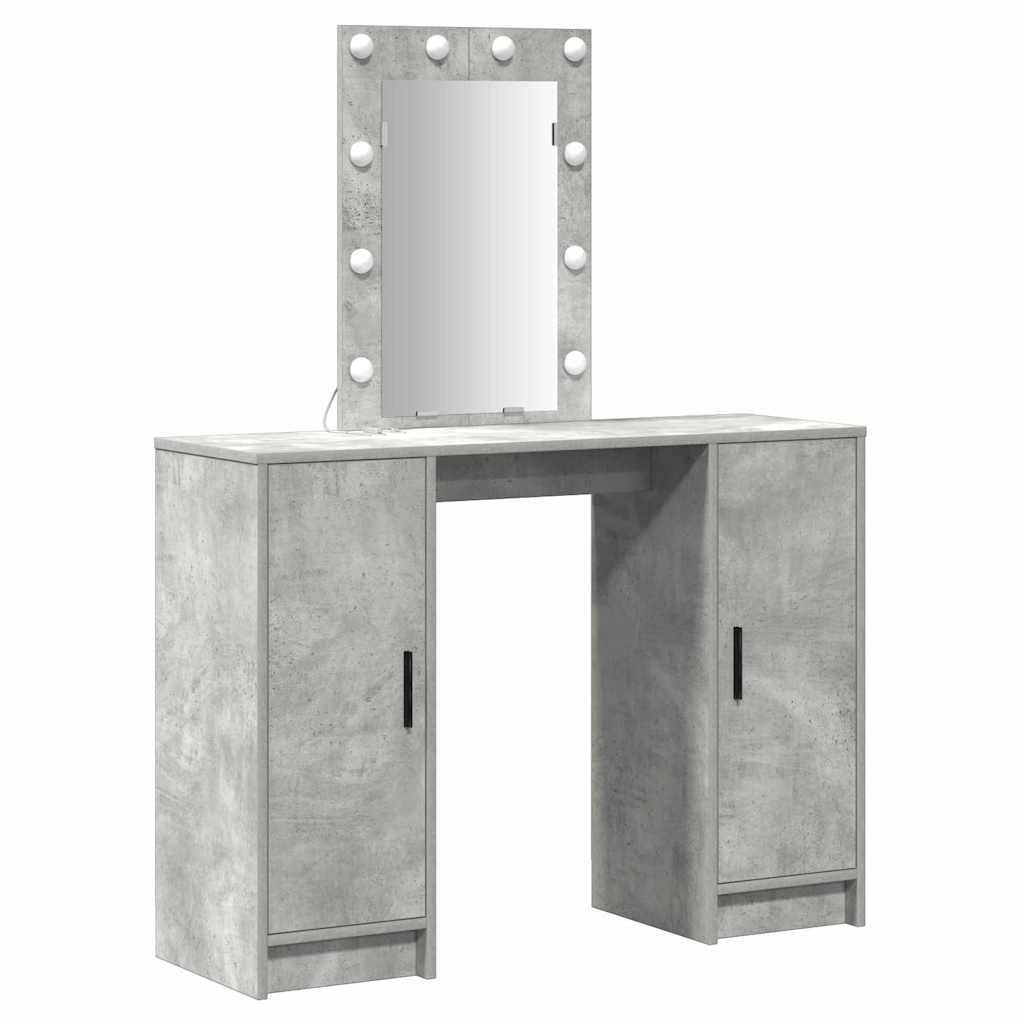 vidaXL Toaletka Jasnoszary 102 x 33 x 135 cm Materiał drewnopochodny