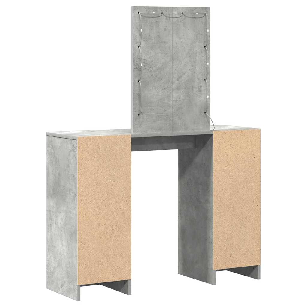 vidaXL Toaletka Jasnoszary 102 x 33 x 135 cm Materiał drewnopochodny