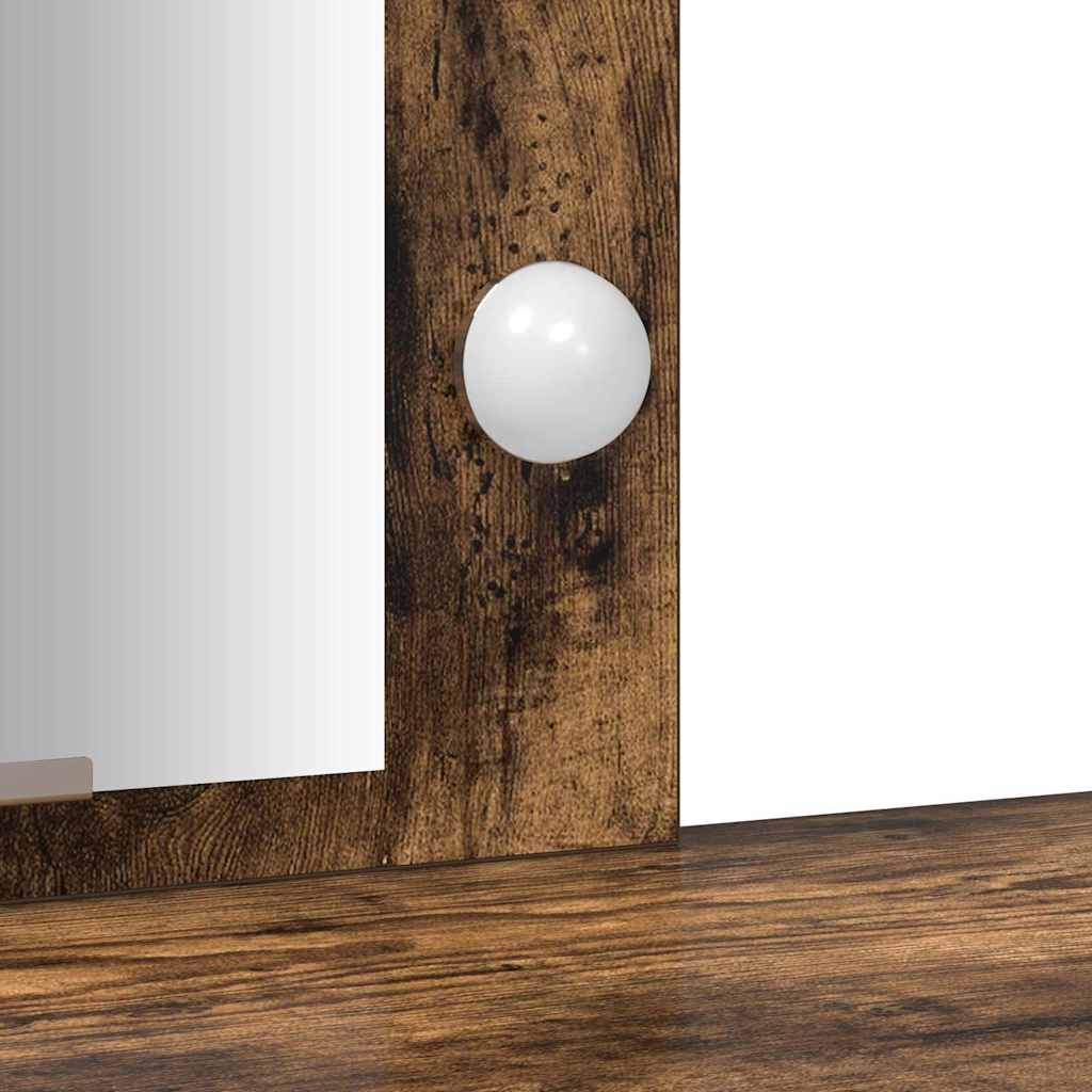 vidaXL Toaletka Brązowy 102 x 33 x 135 cm Materiał drewnopochodny