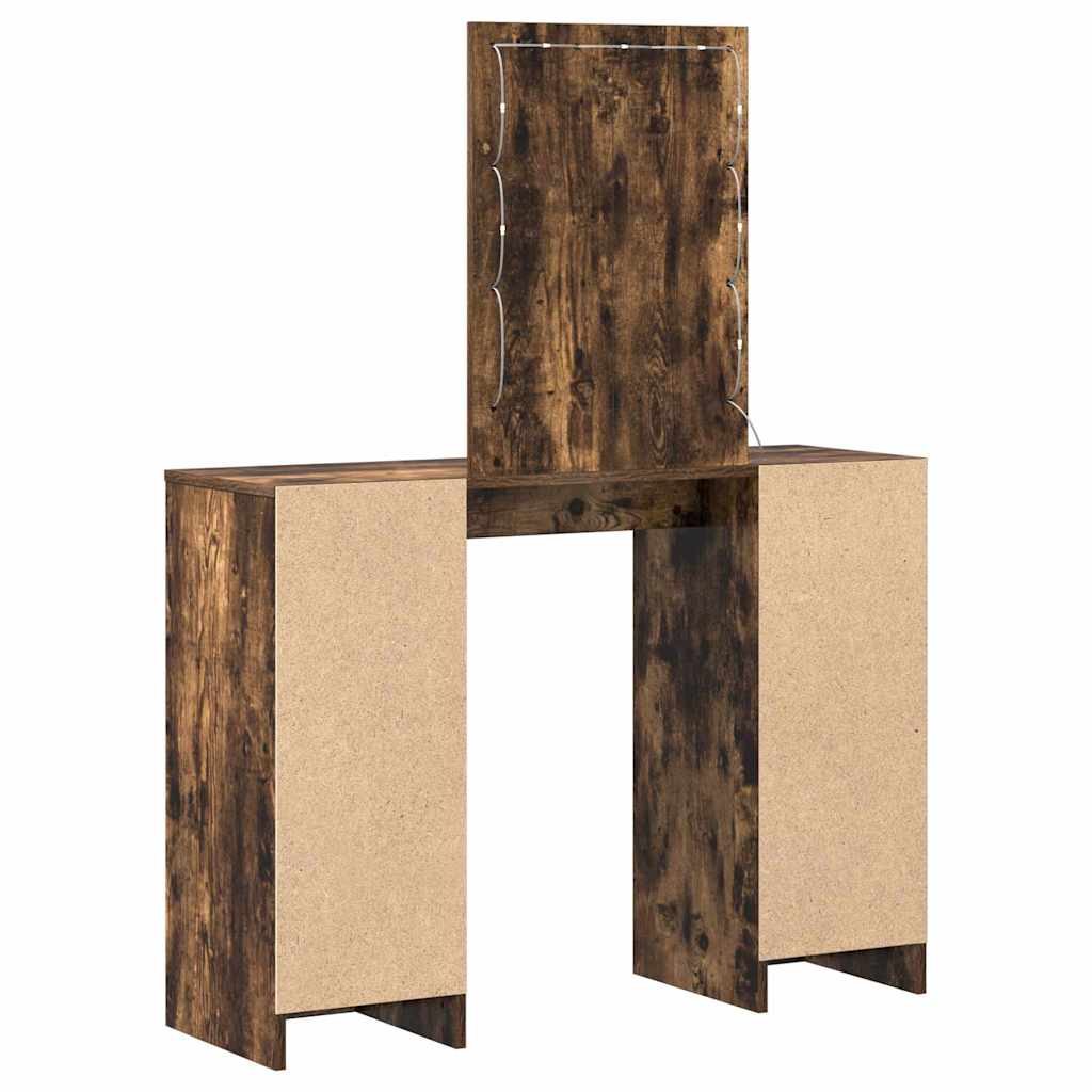 vidaXL Toaletka Brązowy 102 x 33 x 135 cm Materiał drewnopochodny