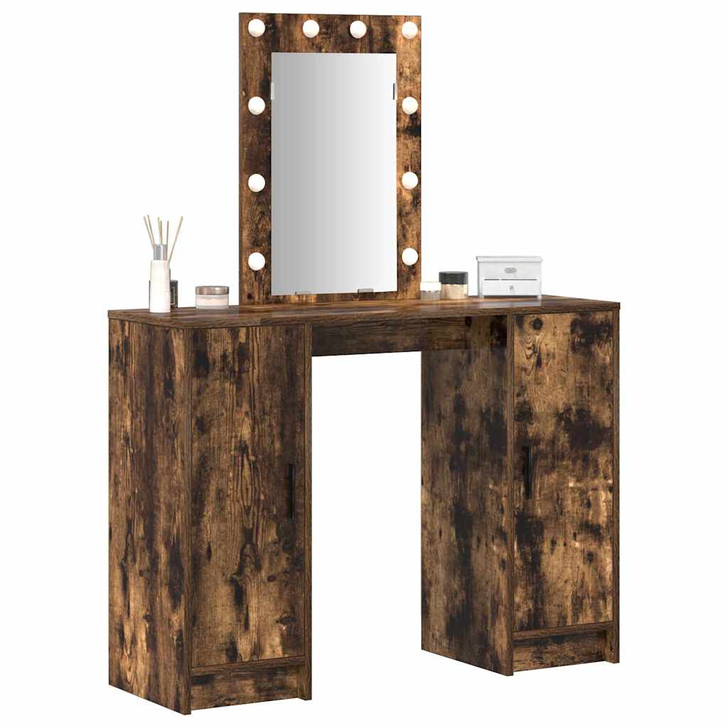 vidaXL Toaletka Brązowy 102 x 33 x 135 cm Materiał drewnopochodny
