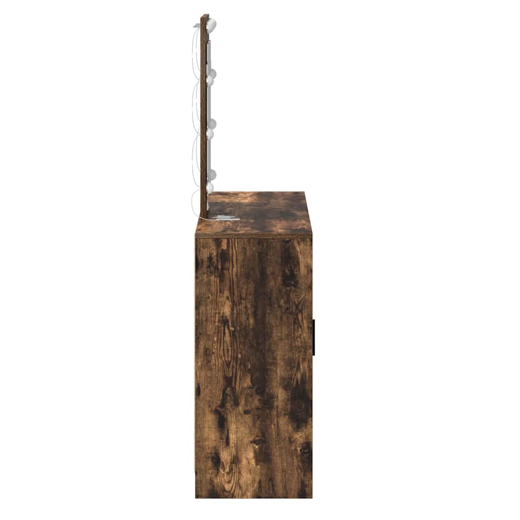 vidaXL Toaletka Brązowy 102 x 33 x 135 cm Materiał drewnopochodny