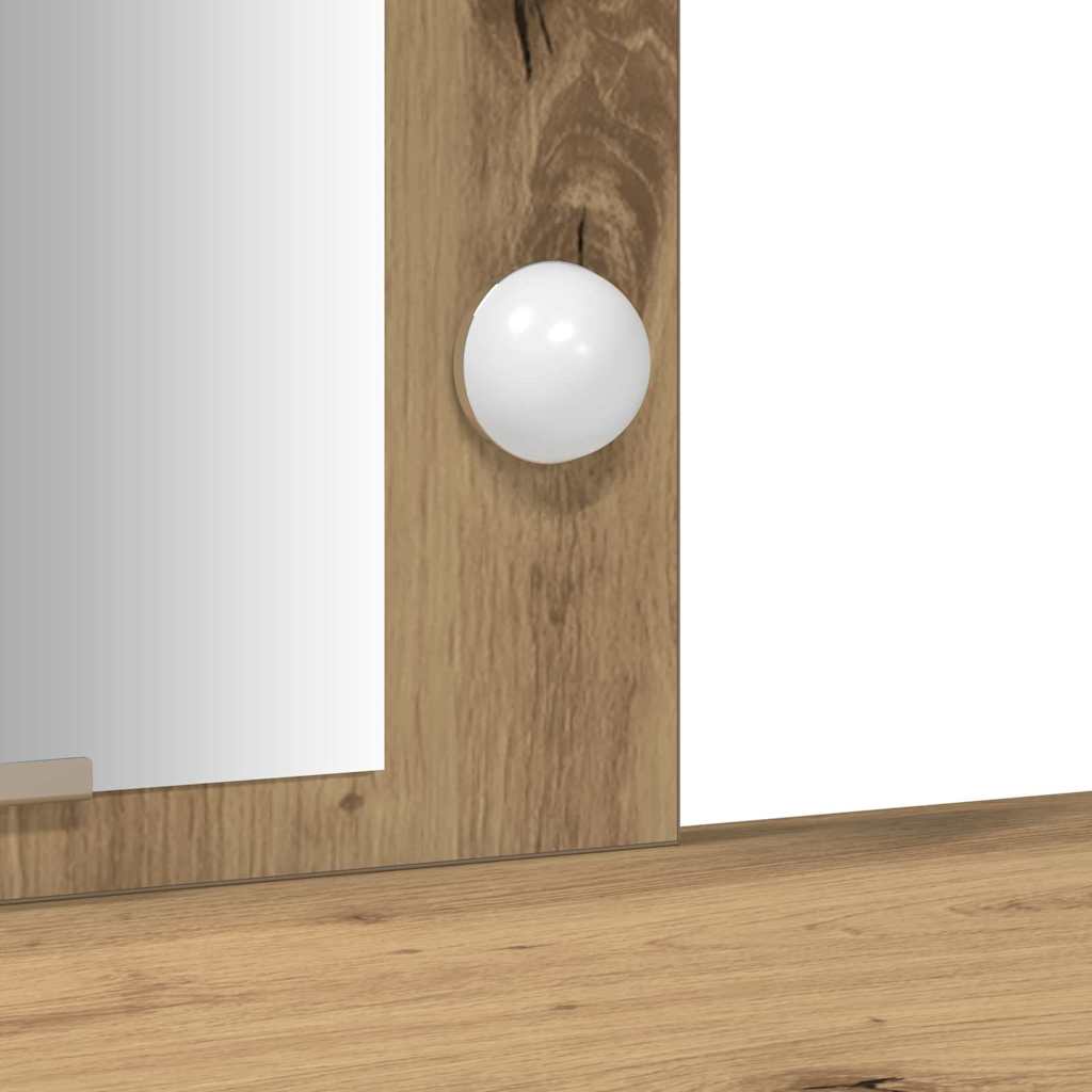 vidaXL Toaletka Brązowy 102 x 33 x 135 cm Materiał drewnopochodny