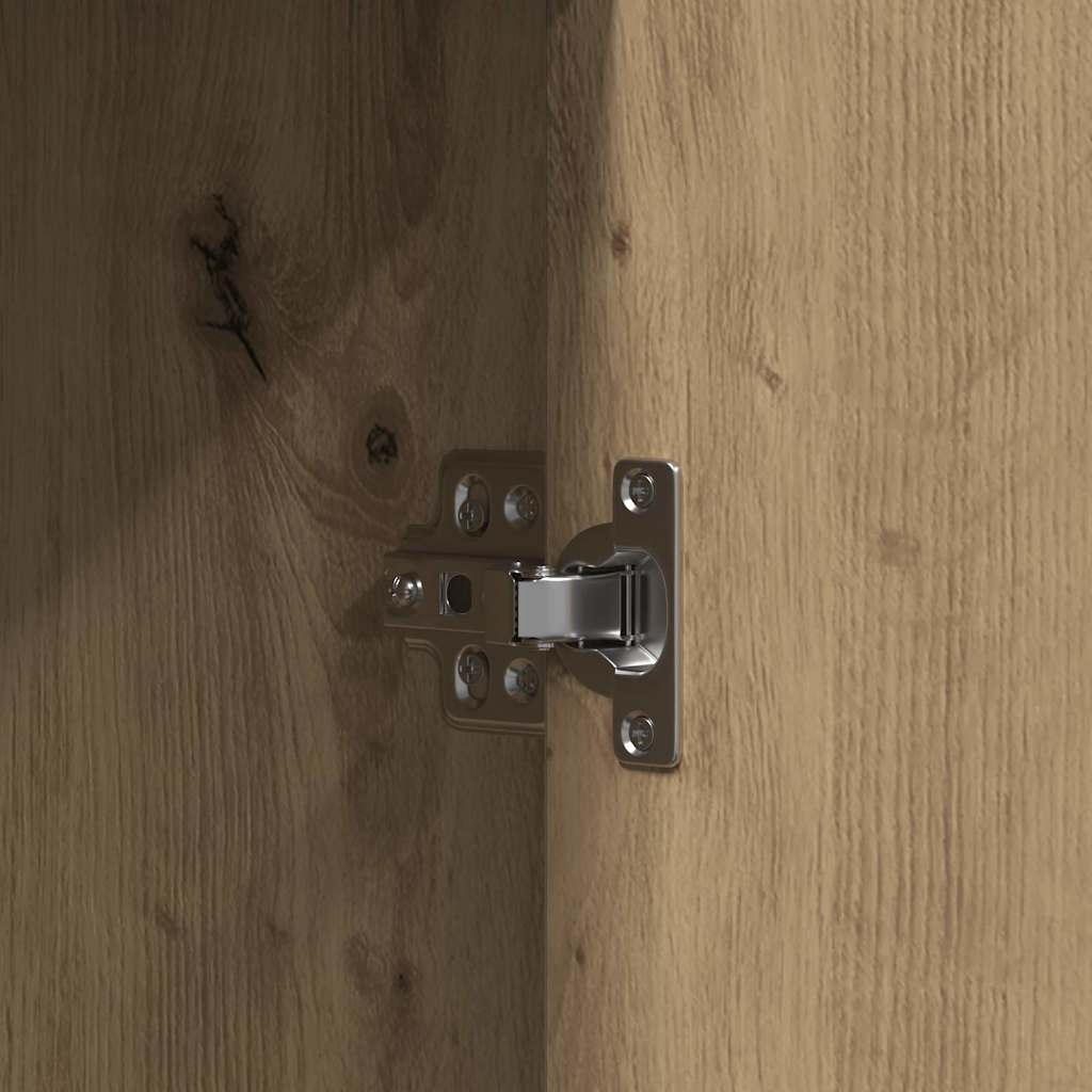 vidaXL Toaletka Brązowy 102 x 33 x 135 cm Materiał drewnopochodny