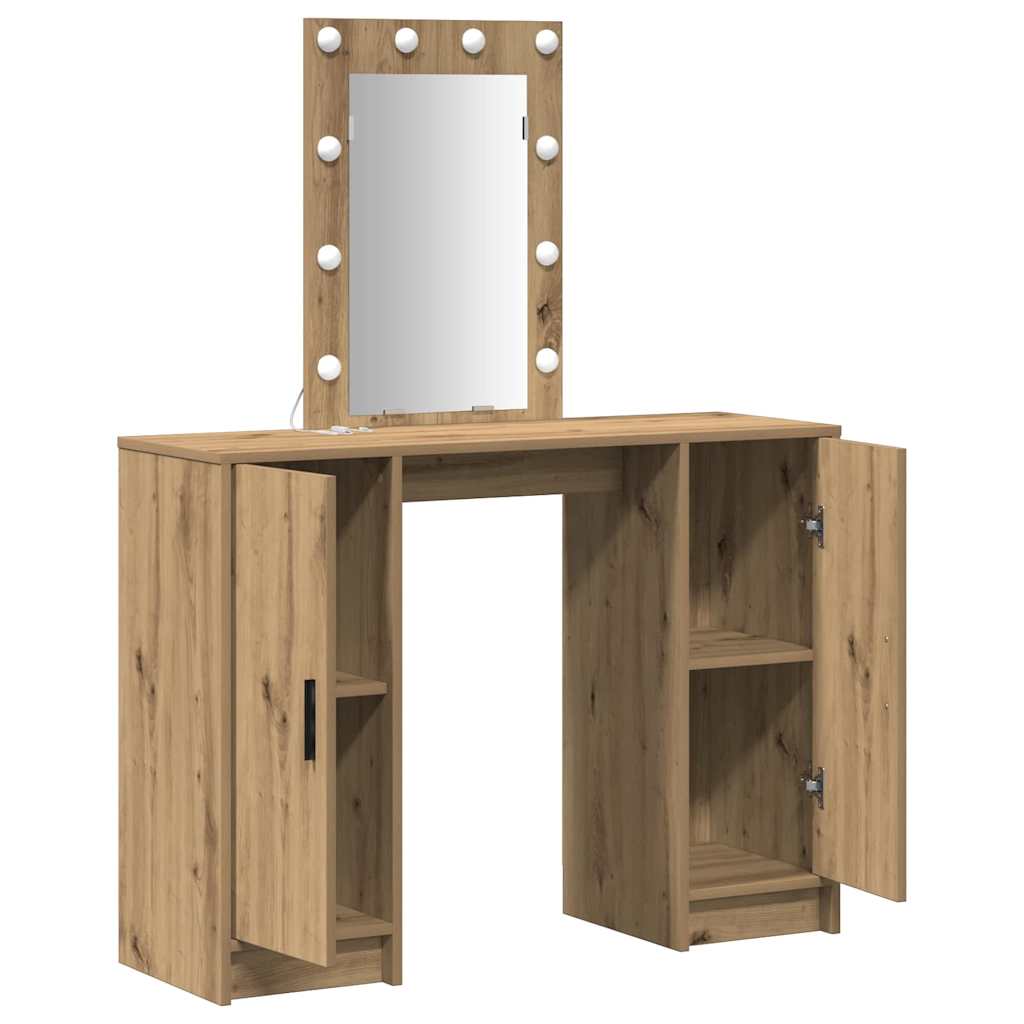 vidaXL Toaletka Brązowy 102 x 33 x 135 cm Materiał drewnopochodny