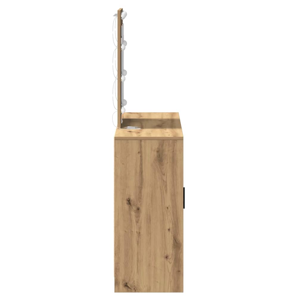 vidaXL Toaletka Brązowy 102 x 33 x 135 cm Materiał drewnopochodny