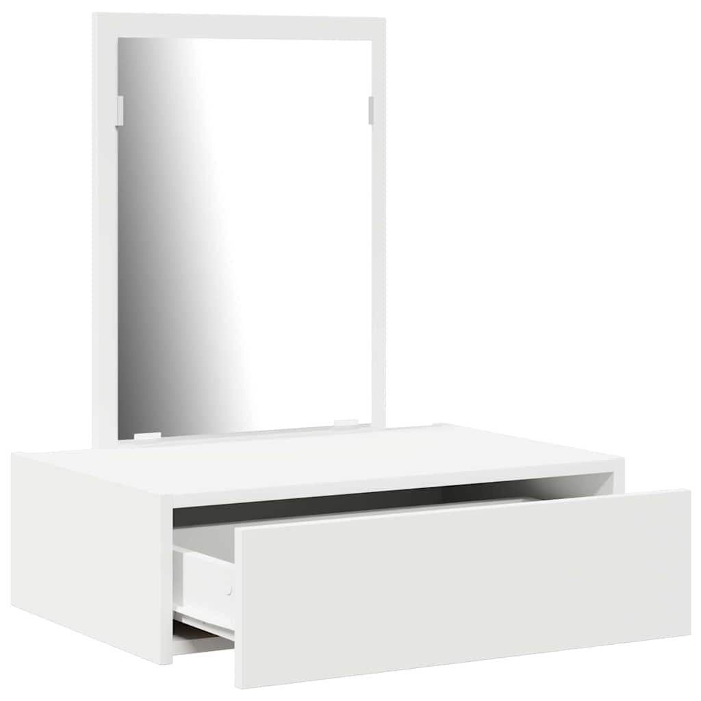 vidaXL Toaletka Biały 60 x 40 x 70 cm Materiał drewnopochodny