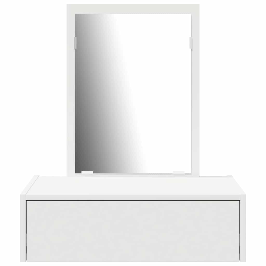 vidaXL Toaletka Biały 60 x 40 x 70 cm Materiał drewnopochodny