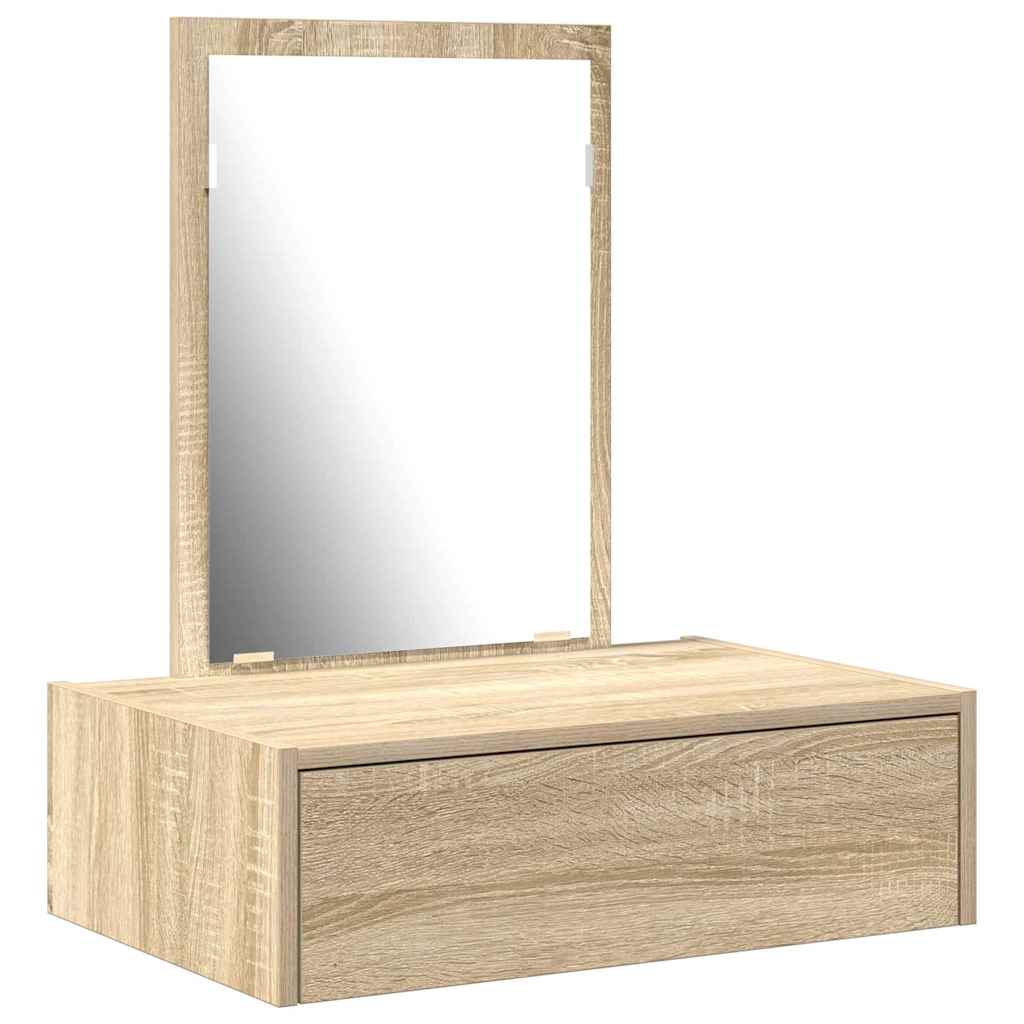 vidaXL Toaletka Brązowy 60 x 40 x 70 cm Materiał drewnopochodny