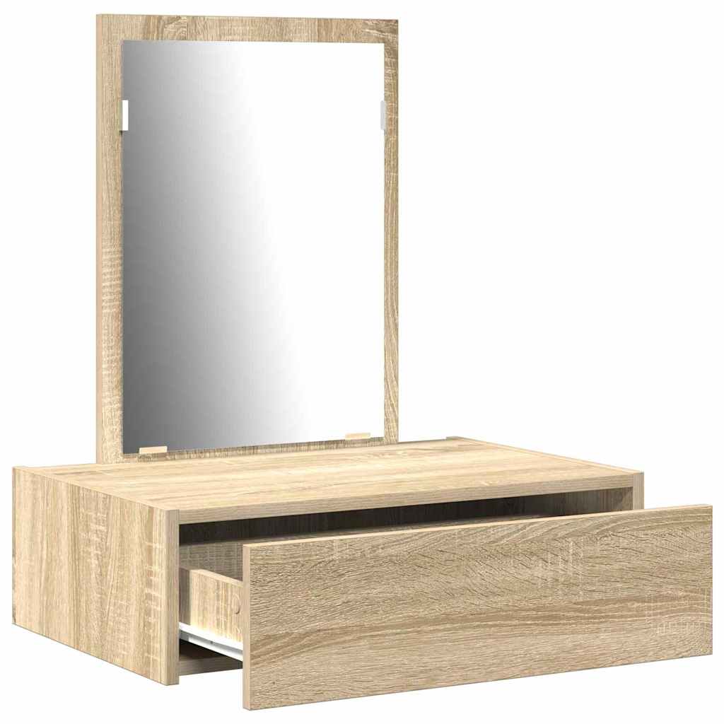 vidaXL Toaletka Brązowy 60 x 40 x 70 cm Materiał drewnopochodny