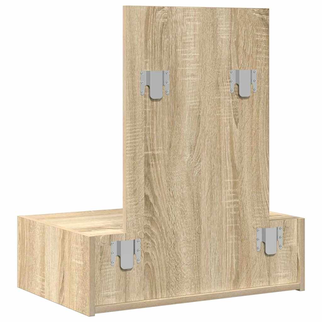 vidaXL Toaletka Brązowy 60 x 40 x 70 cm Materiał drewnopochodny