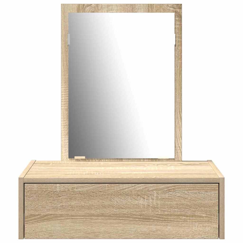 vidaXL Toaletka Brązowy 60 x 40 x 70 cm Materiał drewnopochodny