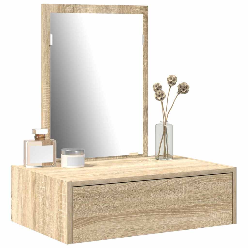 vidaXL Toaletka Brązowy 60 x 40 x 70 cm Materiał drewnopochodny