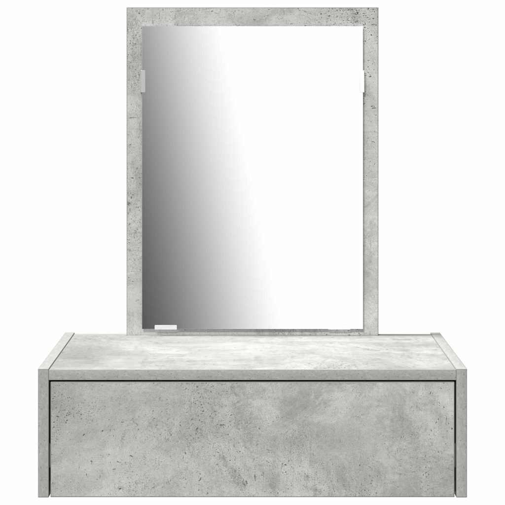 vidaXL Toaletka Szary 60 x 40 x 70 cm Materiał drewnopochodny
