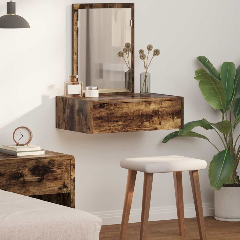 vidaXL Toaletka Brązowy 60 x 40 x 70 cm Materiał drewnopochodny