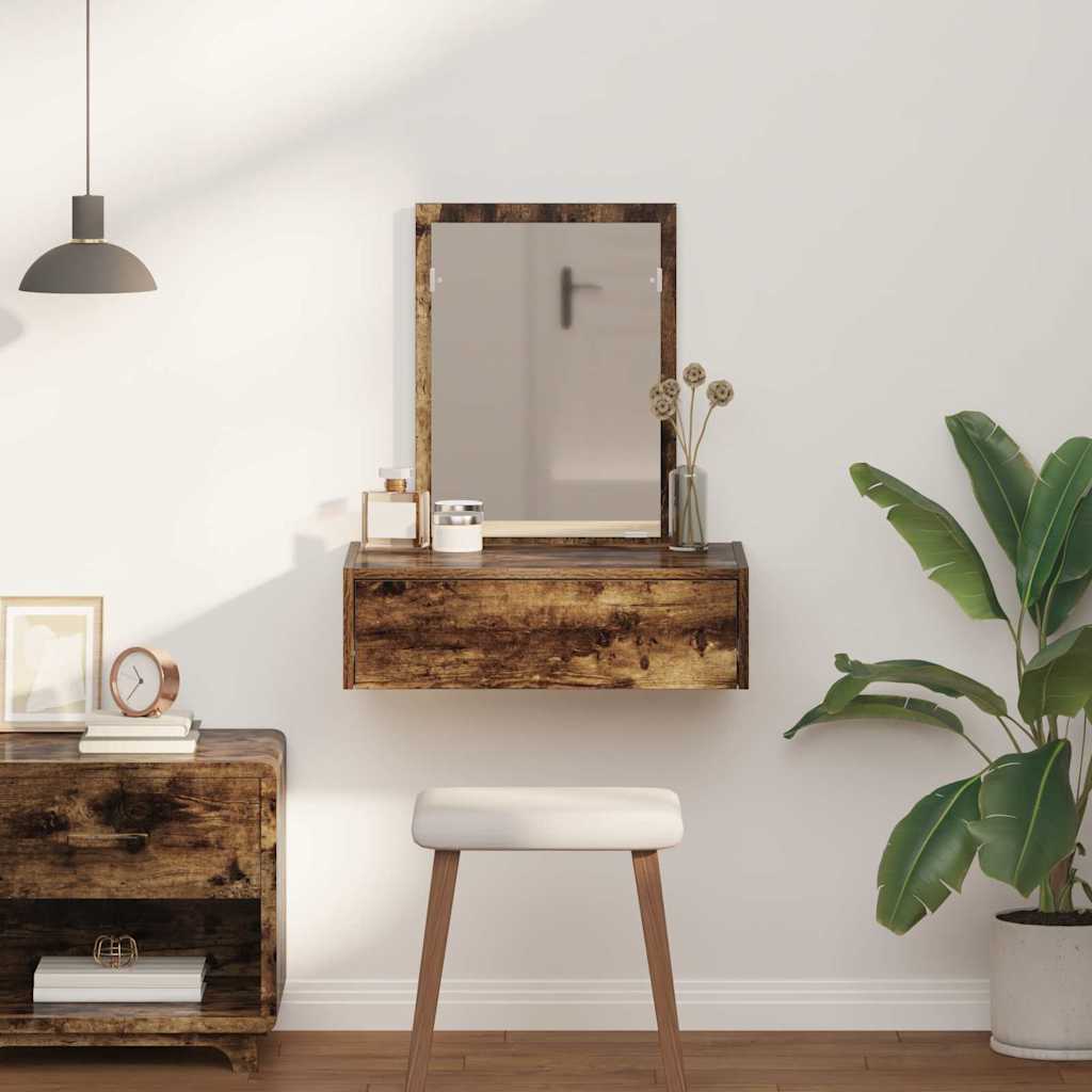 vidaXL Toaletka Brązowy 60 x 40 x 70 cm Materiał drewnopochodny