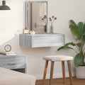 vidaXL Toaletka Szary 60 x 40 x 70 cm Materiał drewnopochodny