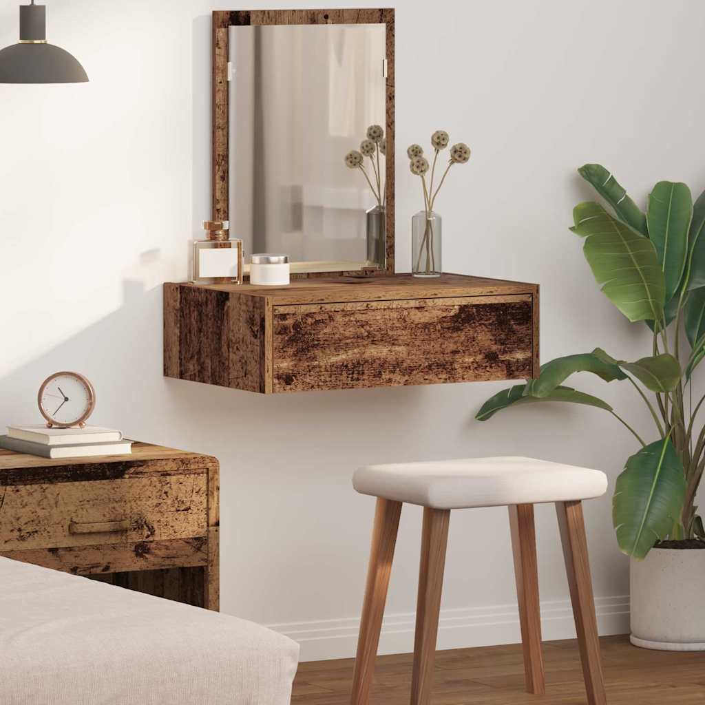 vidaXL Toaletka Brązowy 60 x 40 x 70 cm Materiał drewnopochodny
