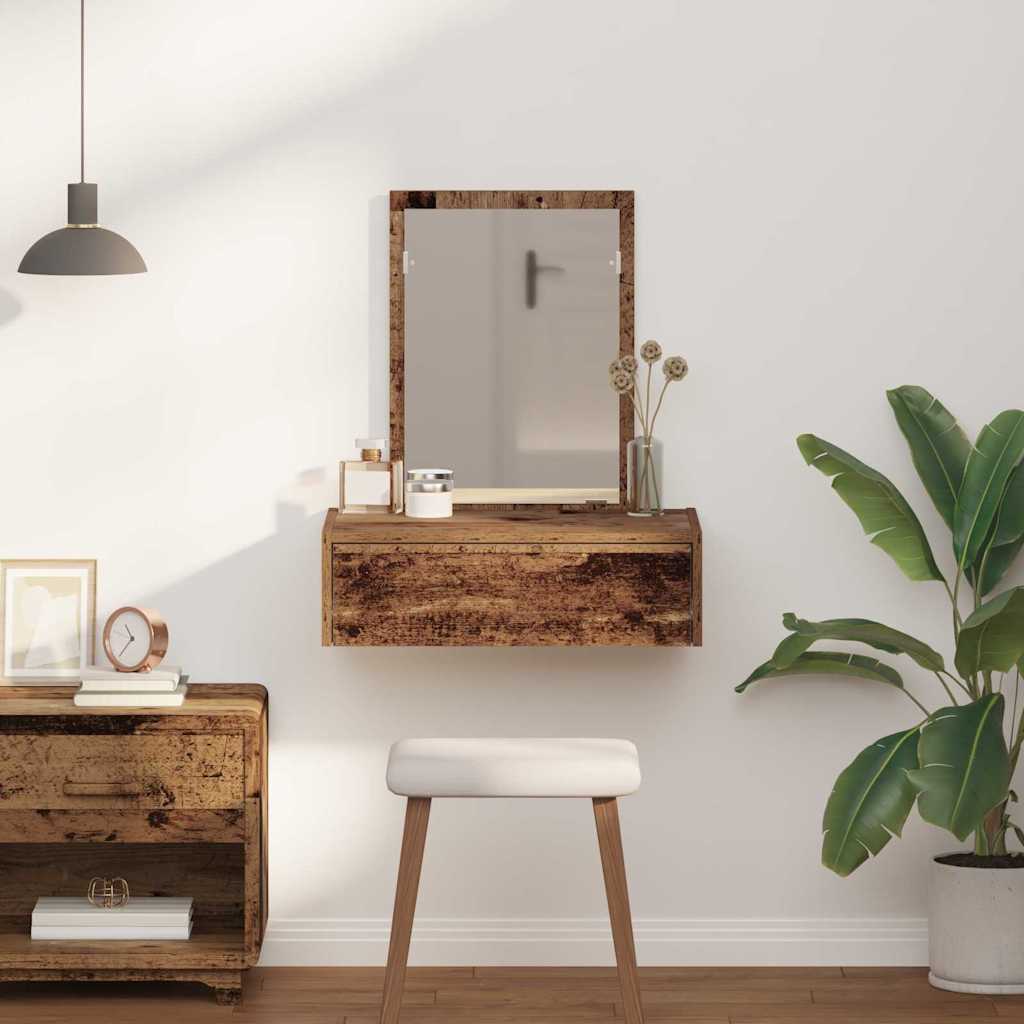 vidaXL Toaletka Brązowy 60 x 40 x 70 cm Materiał drewnopochodny